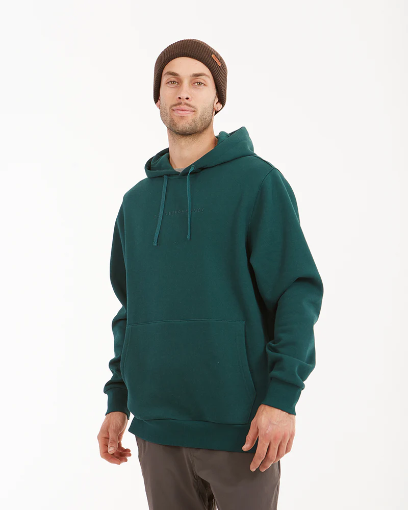 Hyams Organic Cotton DWR Unisex Hoodie Pine - Image 4