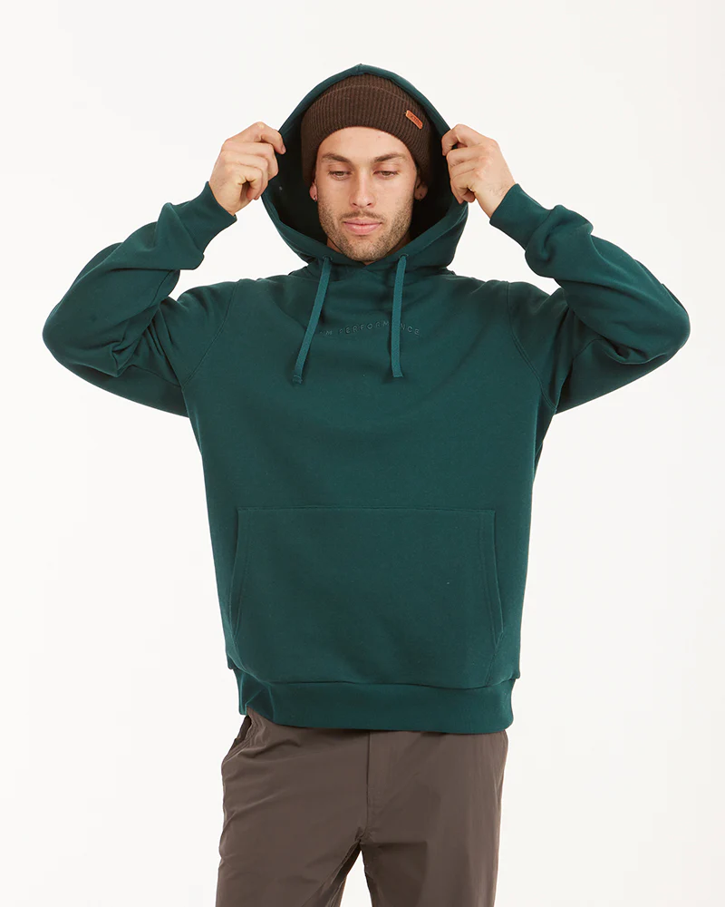Hyams Organic Cotton DWR Unisex Hoodie Pine - Image 7