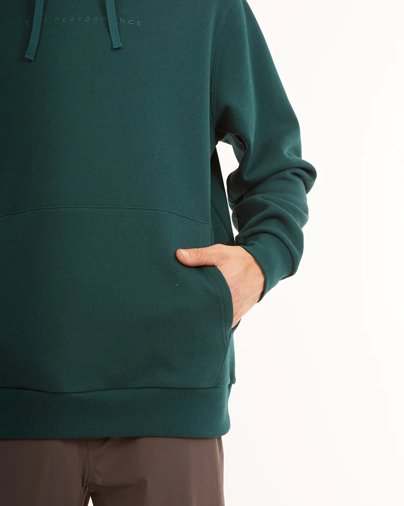 Hyams Organic Cotton DWR Unisex Hoodie Pine - Image 9
