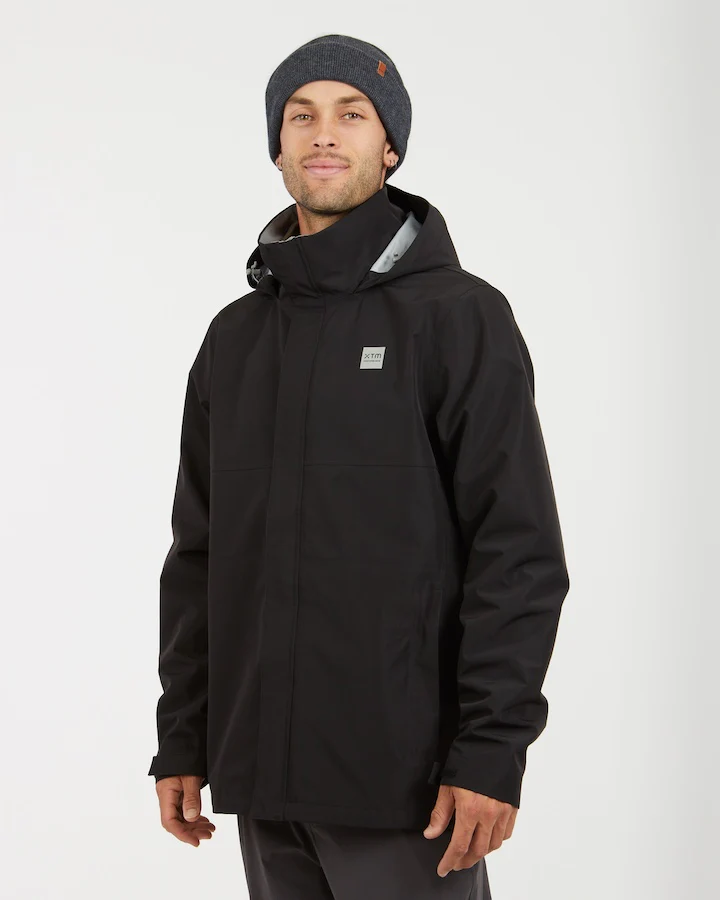 Kakadu II Mens Premium Rain Jacket Black - Image 2