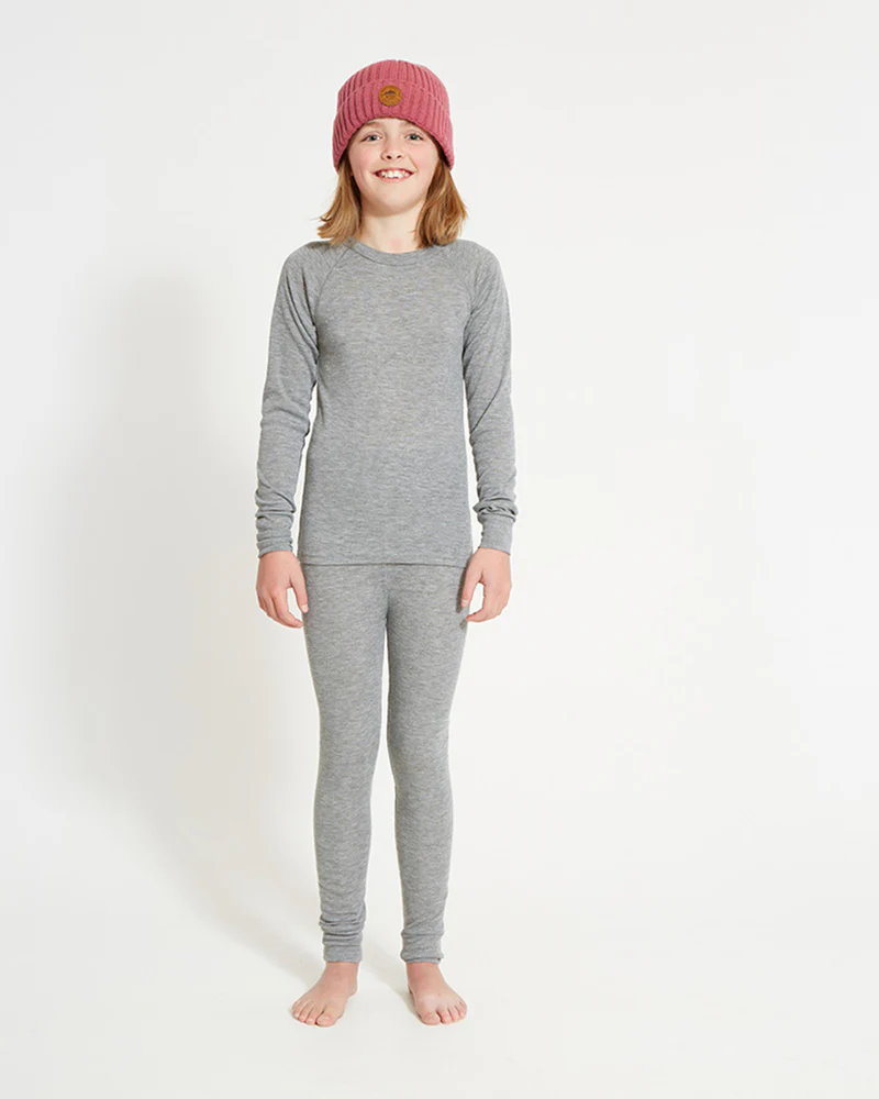 Kids' Heatflex Thermal Pant Charcoal Marle - Image 5