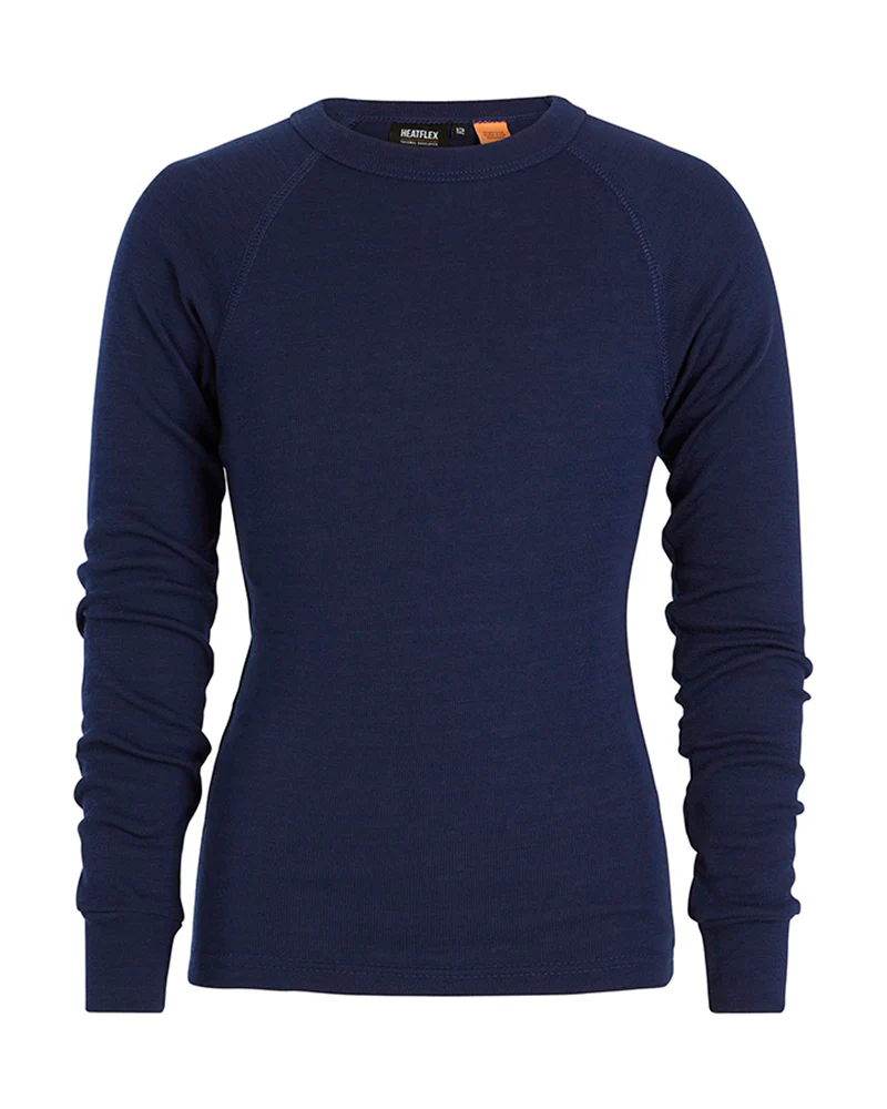 Kids' Heatflex Thermal Top Navy - Image 6