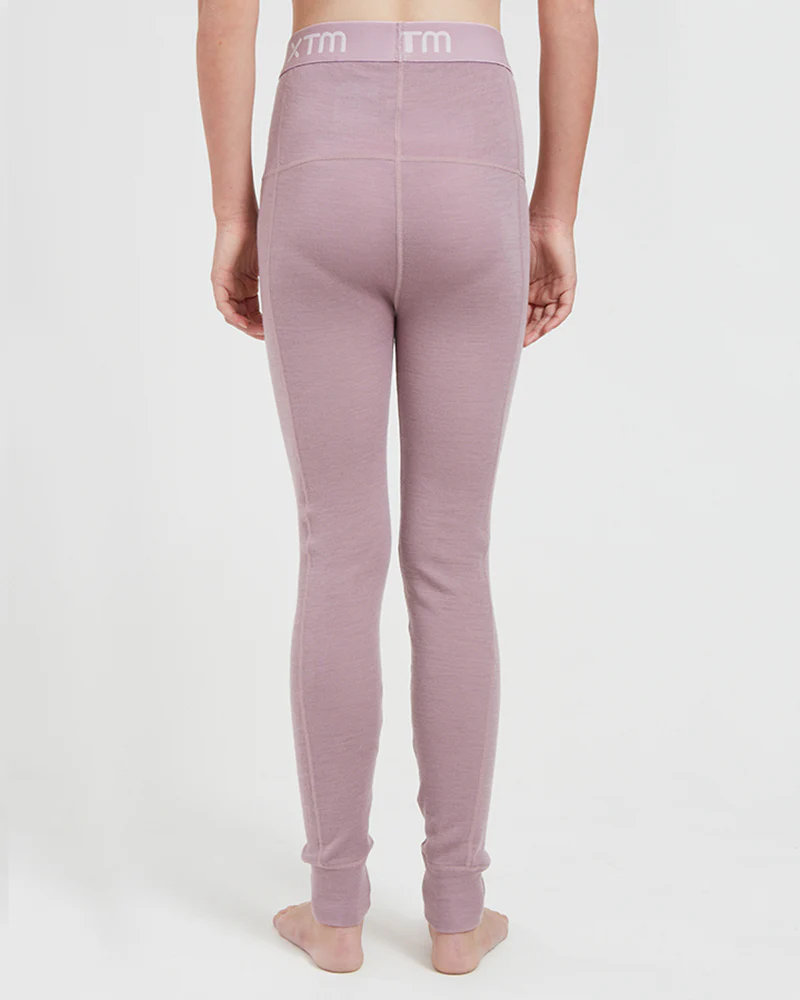 Kids' Merino 230gsm Thermal Pants – Alpine230 – Fog - Image 3