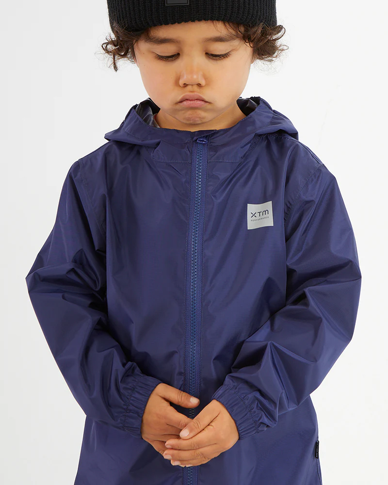 Kids Puddle Waterproof Rain Suit - Patriot Blue - Image 7