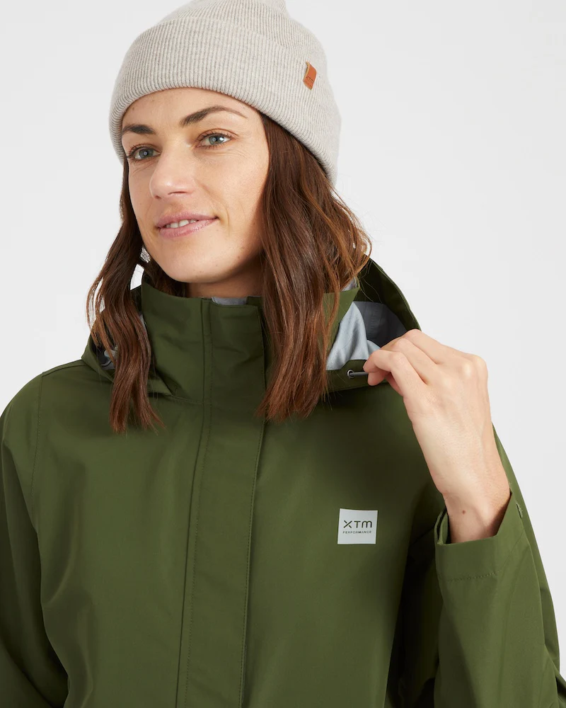 Kimberley II Womens Premium Rain Jacket Khaki Green - Image 10