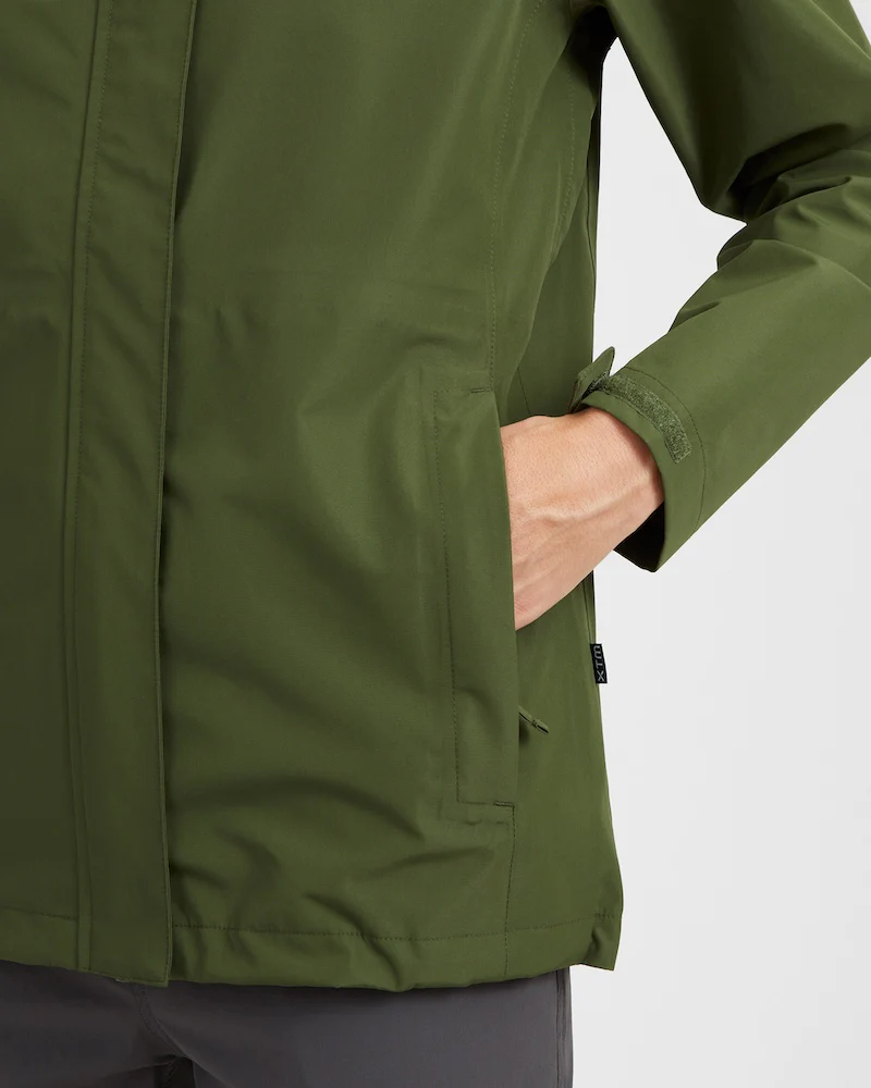 Kimberley II Womens Premium Rain Jacket Khaki Green - Image 7