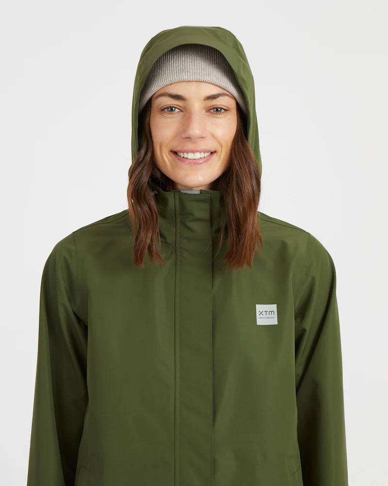 Kimberley II Womens Premium Rain Jacket Khaki Green - Image 9