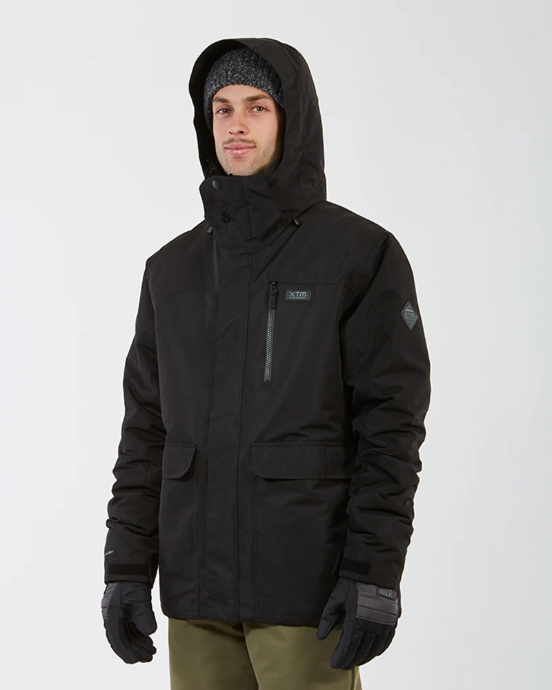 Knox Mens Ski Jacket Black - Image 2