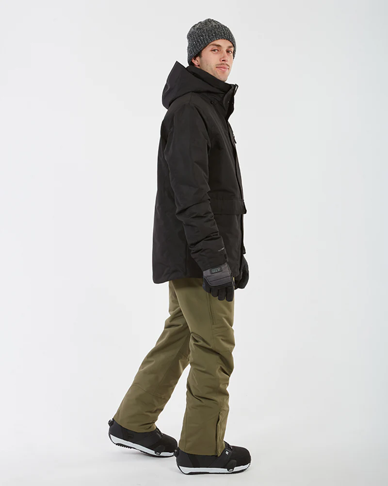 Knox Mens Ski Jacket Black - Image 6