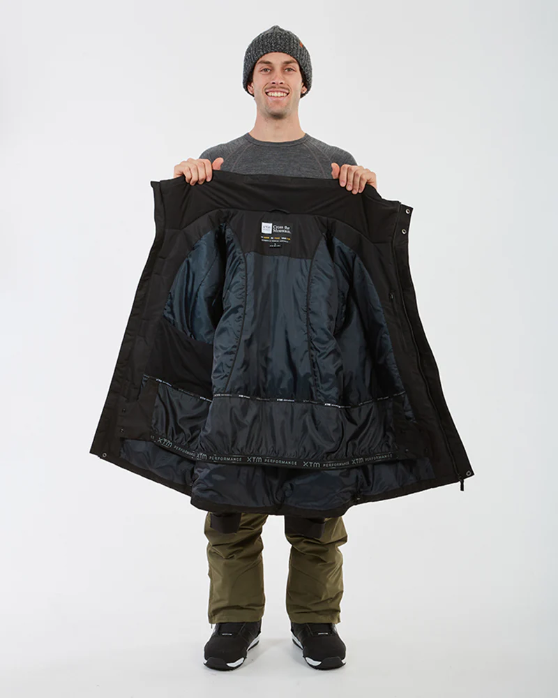 Knox Mens Ski Jacket Black - Image 9