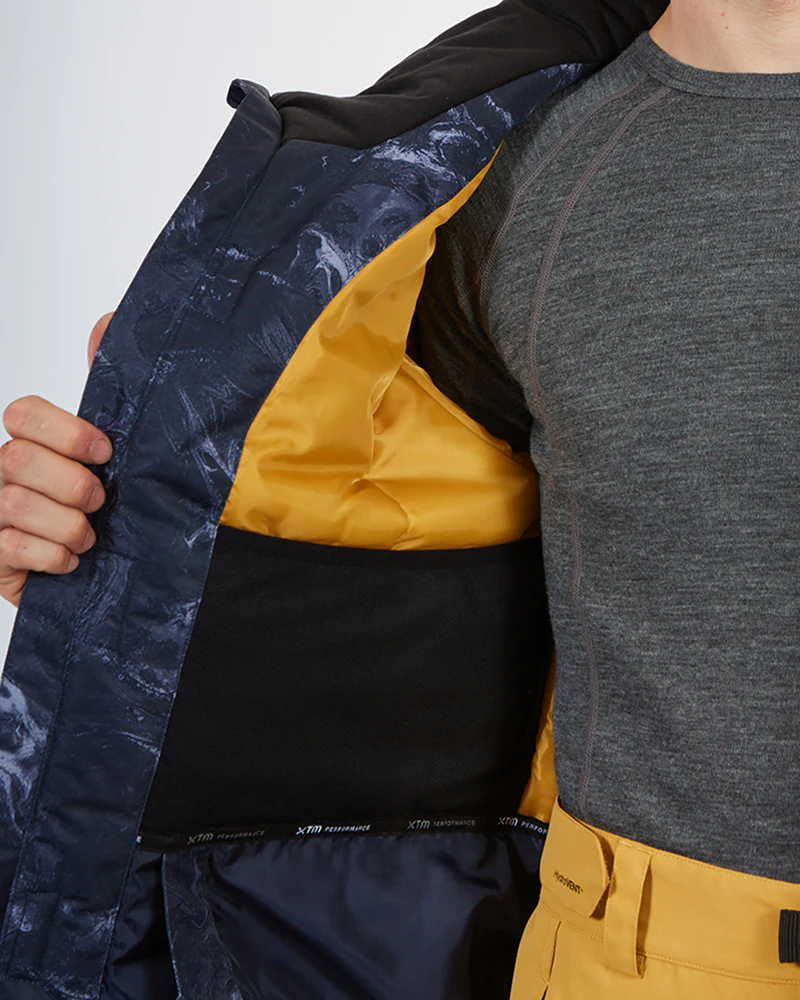 Knox Mens Ski Jacket Navy Marble - Image 15