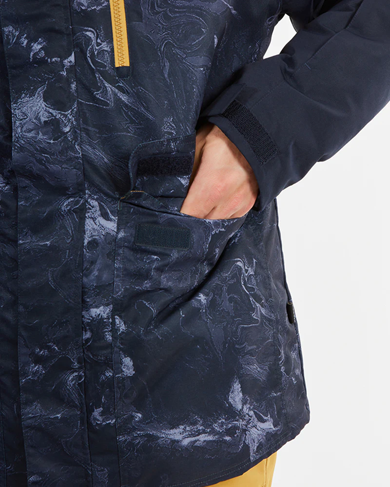 Knox Mens Ski Jacket Navy Marble - Image 17