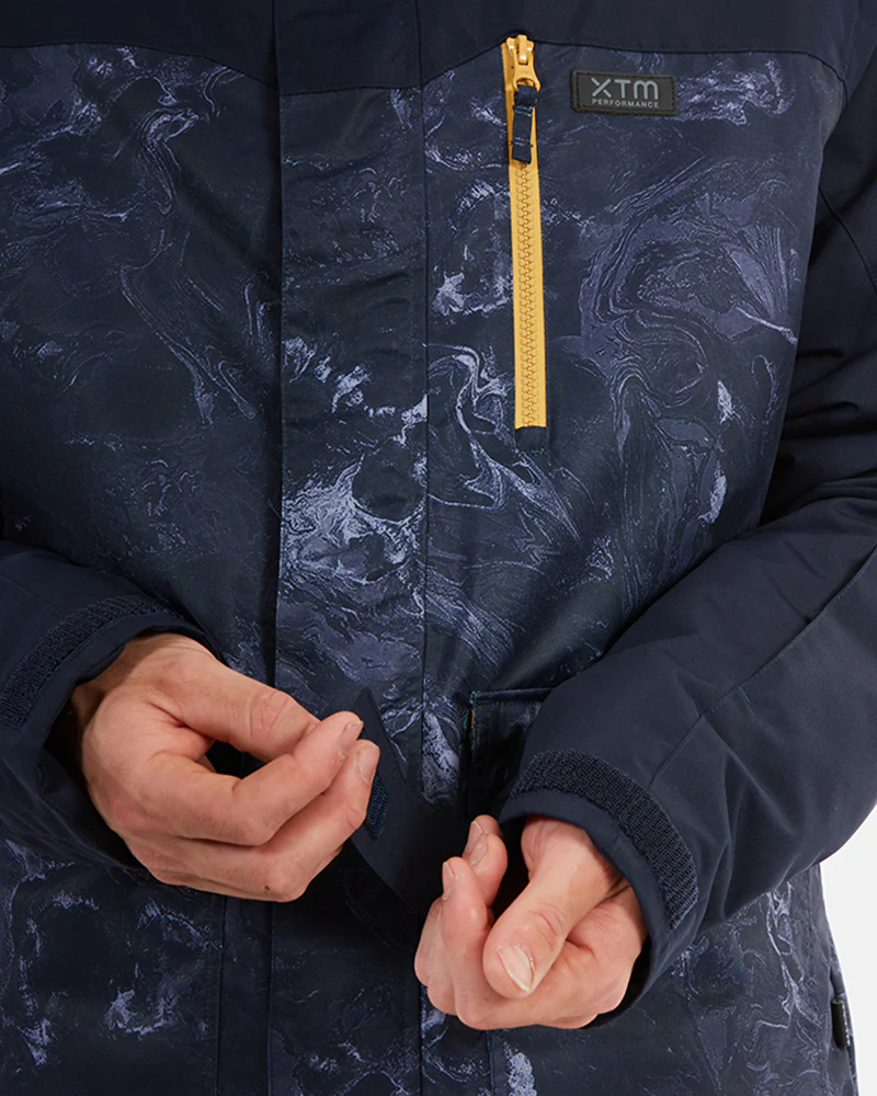 Knox Mens Ski Jacket Navy Marble - Image 20
