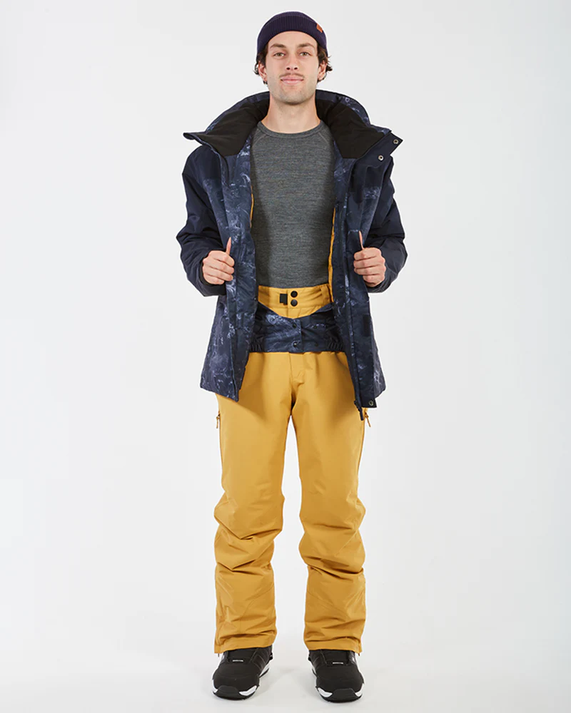 Knox Mens Ski Jacket Navy Marble - Image 9