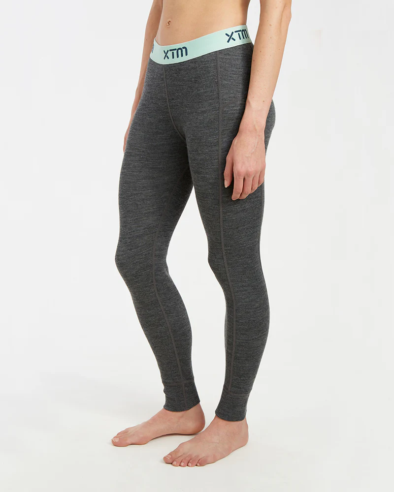 Women's Merino 230gsm Thermal Pants – Alpine230 – Mid Grey Marle - Image 2