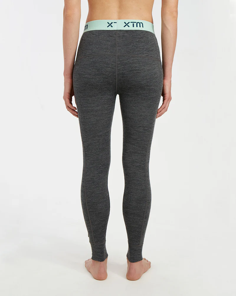 Women's Merino 230gsm Thermal Pants – Alpine230 – Mid Grey Marle - Image 3