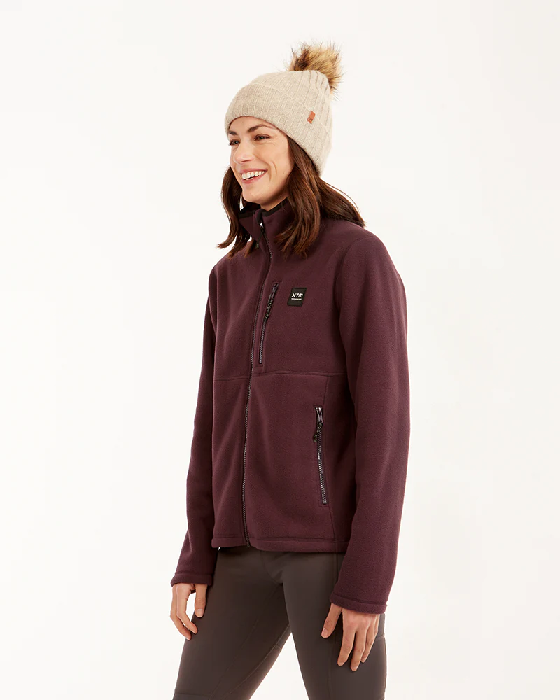 Marley Womens DWR 270gsm Fleece Jacket Plum - Image 2