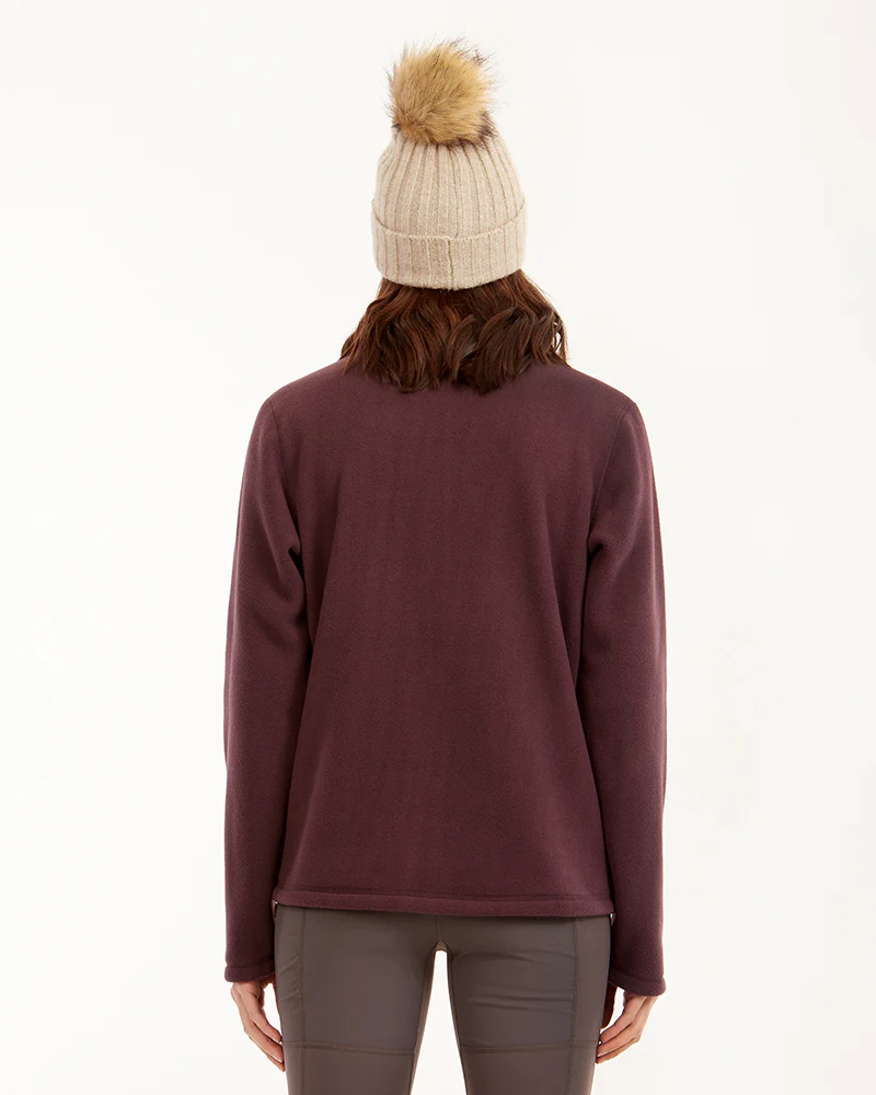 Marley Womens DWR 270gsm Fleece Jacket Plum - Image 4