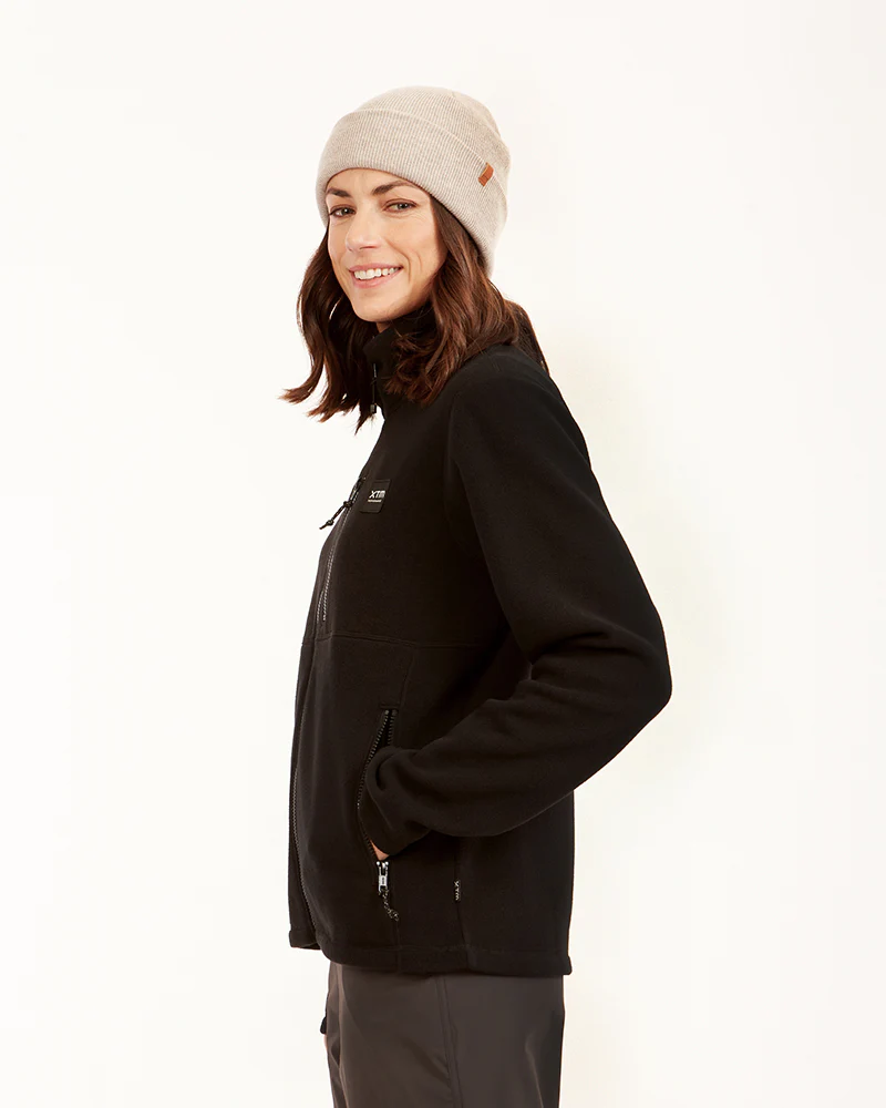 Marley Womens DWR 270gsm Fleece Jacket Black - Image 3
