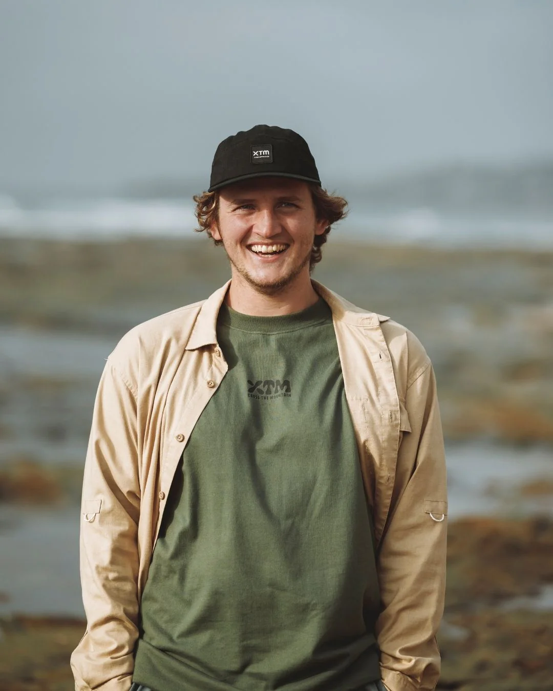 Messmate Mens Hemp-Blend Hiking Long-Sleeve Shirt Dune - Image 2
