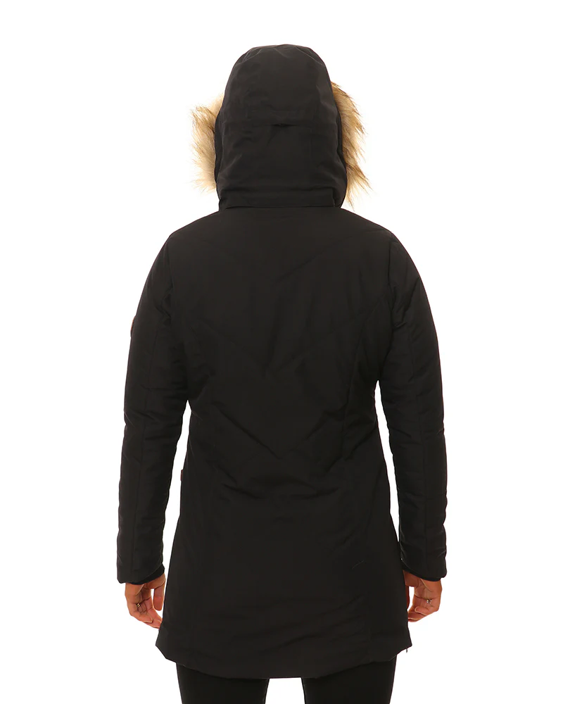 Montana Womens Snow Jacket Black - Image 3