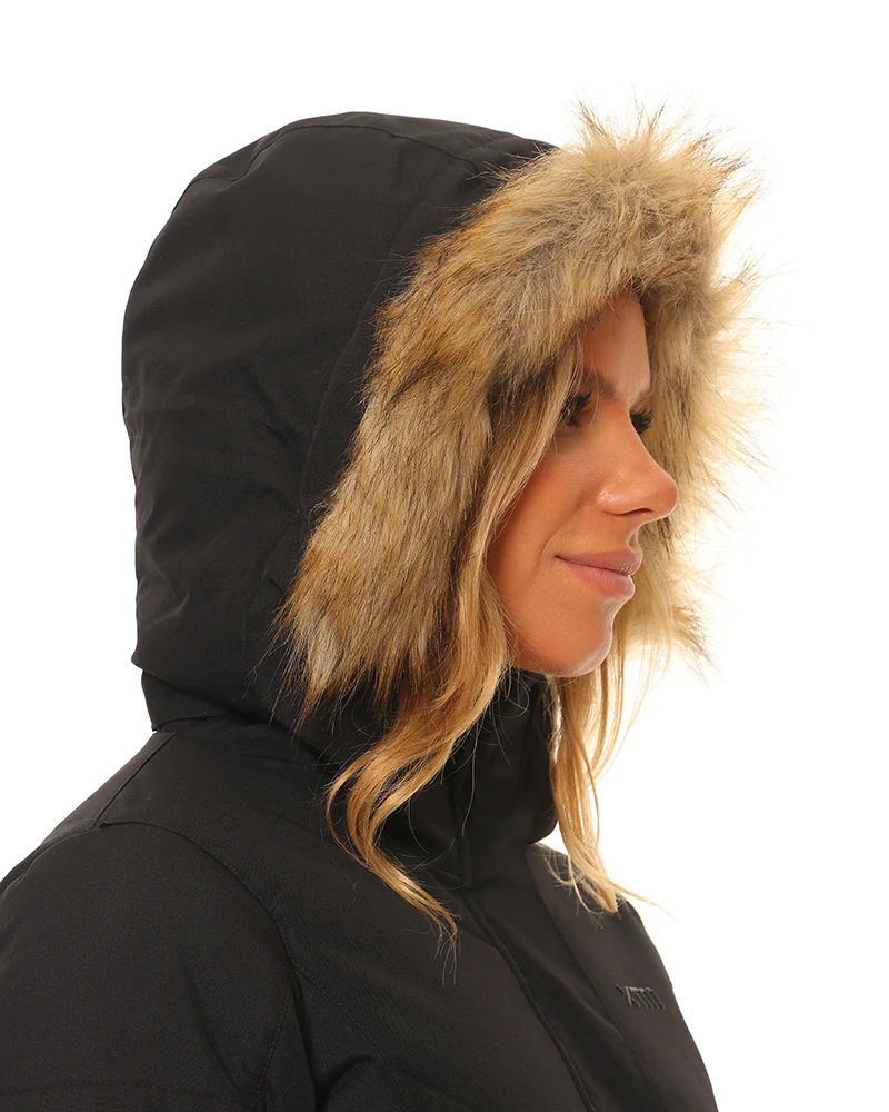 Montana Womens Snow Jacket Black - Image 6