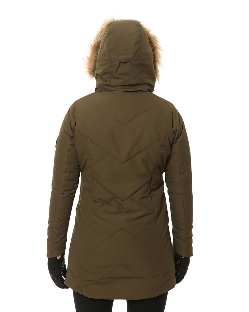 Montana Womens Snow Jacket Ivy Green - Image 2