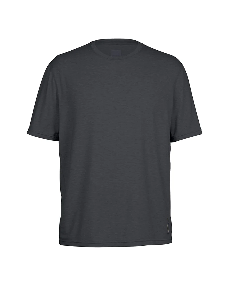 Oberon Mens Trail Fast-Drying T-Shirt Dark Grey Marle - Image 7