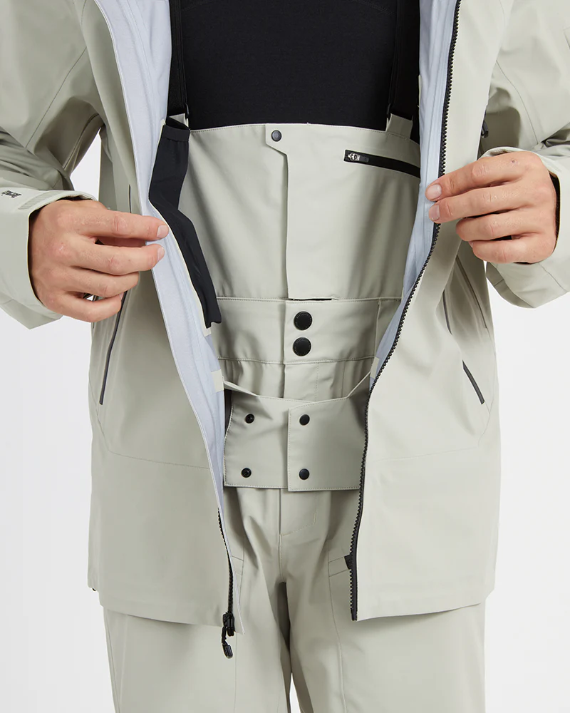 Paradigm Mens Ski Jacket Stone Grey - Image 10