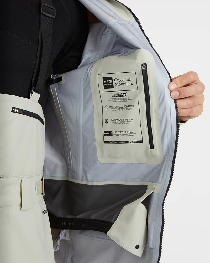 Paradigm Mens Ski Jacket Stone Grey - Image 11