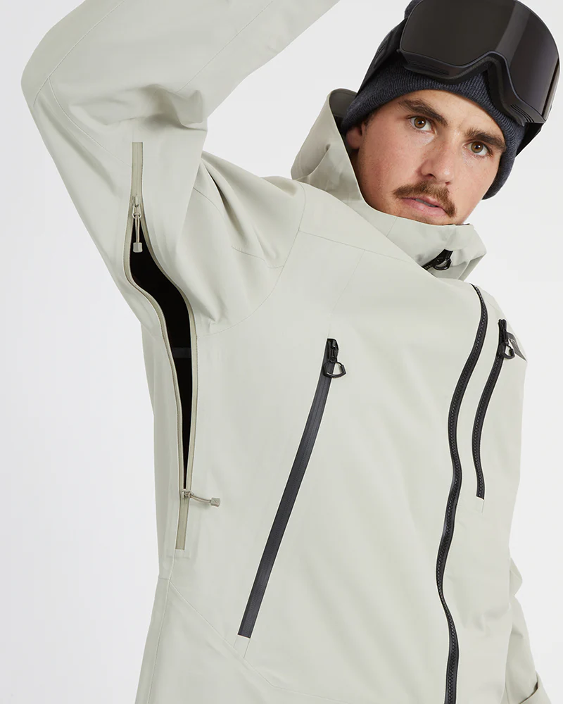 Paradigm Mens Ski Jacket Stone Grey - Image 16