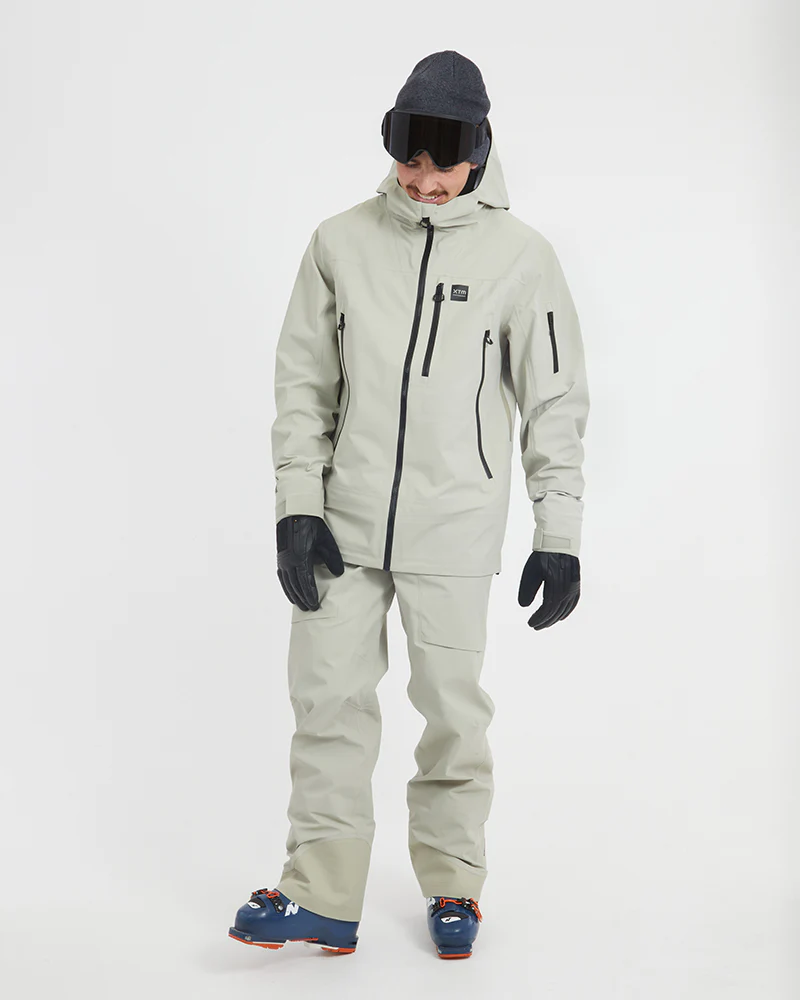 Paradigm Mens Ski Jacket Stone Grey - Image 3