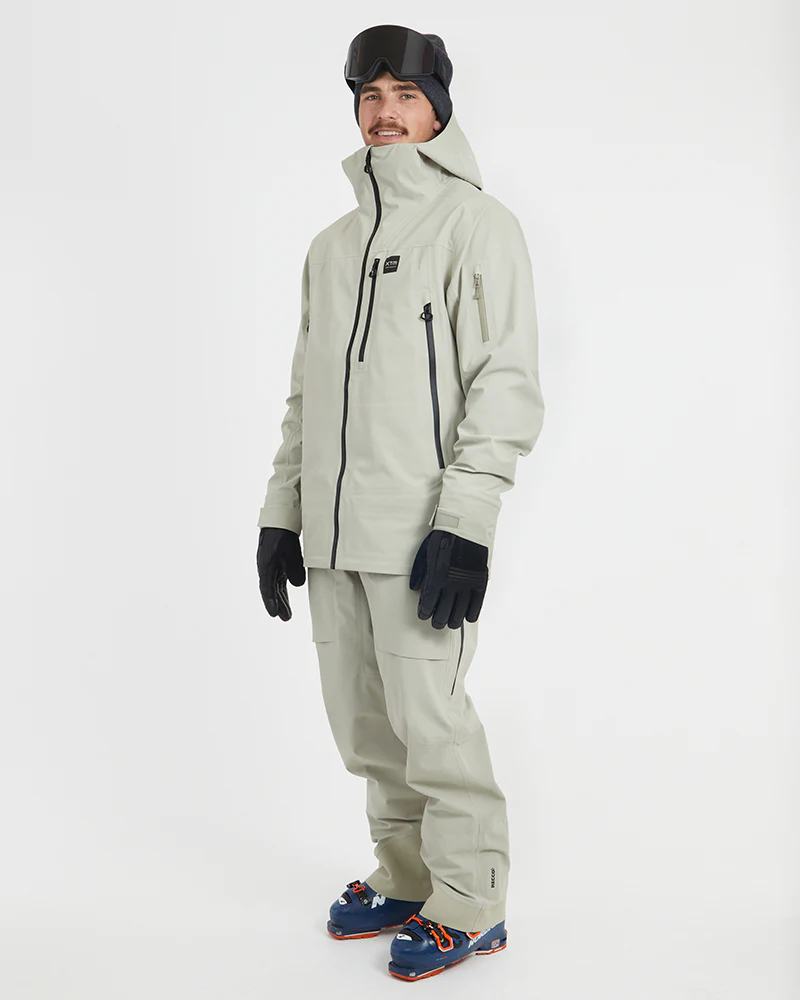 Paradigm Mens Ski Jacket Stone Grey - Image 4