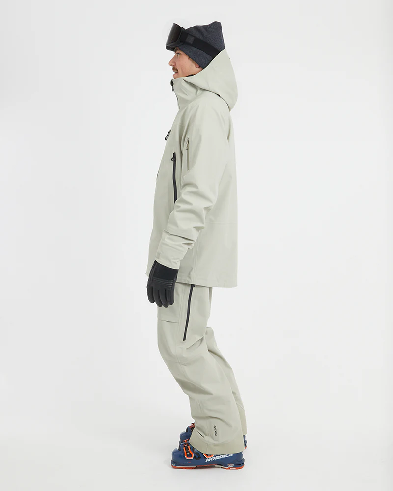 Paradigm Mens Ski Jacket Stone Grey - Image 5