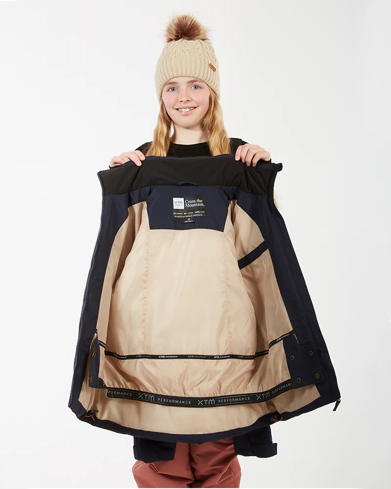 Pippa Kids Ski Jacket 10-16 years Navy - Image 7
