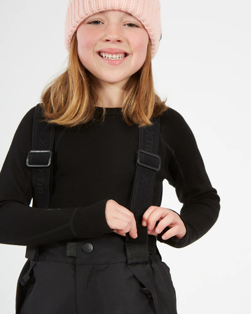 Pluto II Kids Snow Pant with Braces 2-8 years Black - Image 7