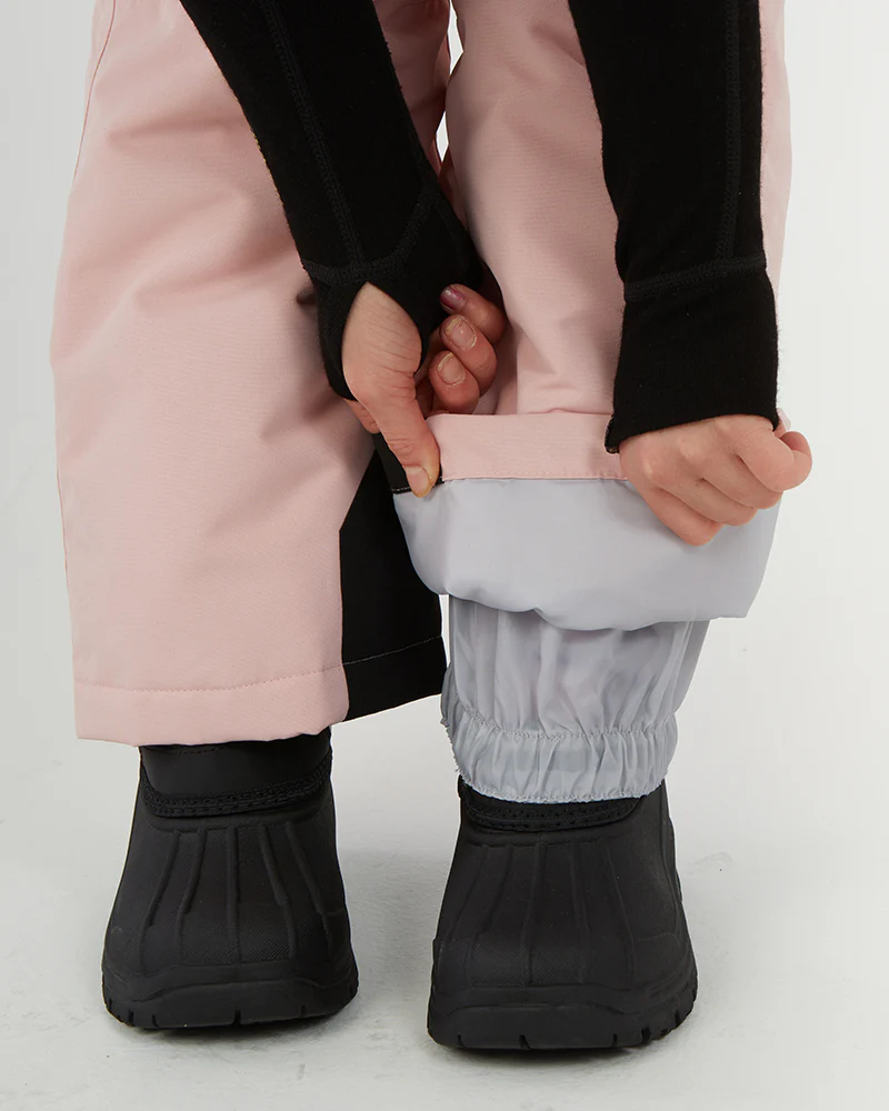 Pluto II Kids Snow Pant with Braces 2-8 years Powder Pink - Image 12