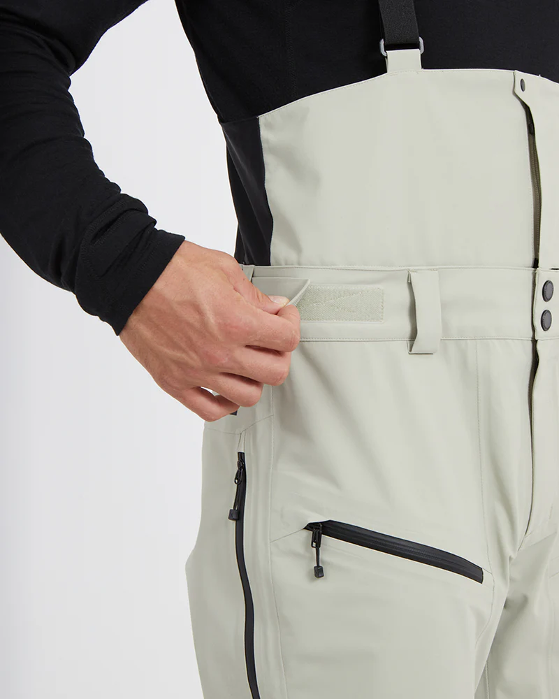 Precipice Mens Ski Pant Stone Grey - Image 6