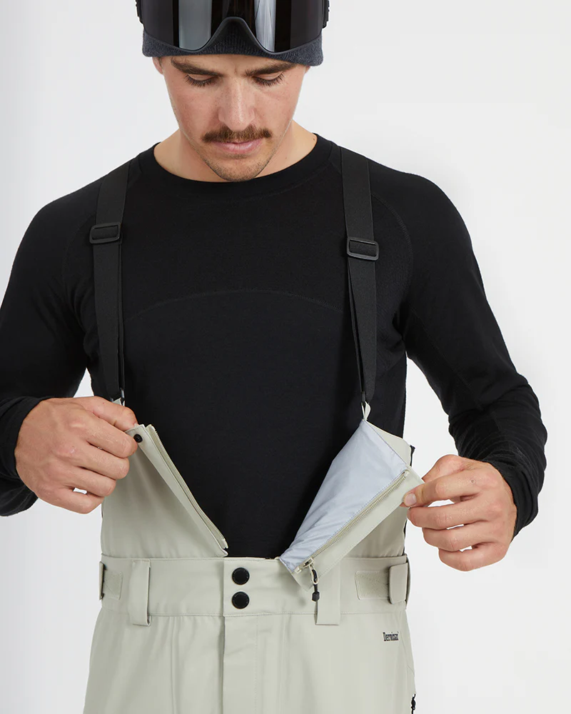 Precipice Mens Ski Pant Stone Grey - Image 9