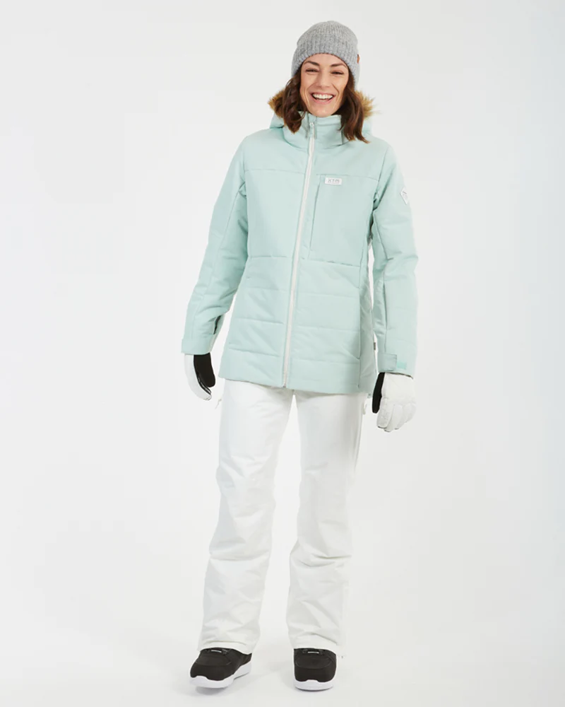 Province Womens Ski Jacket Cool Mint - Image 10
