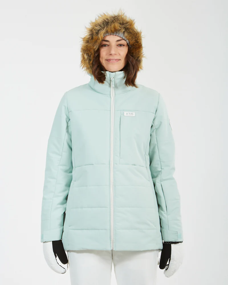 Province Womens Ski Jacket Cool Mint - Image 3