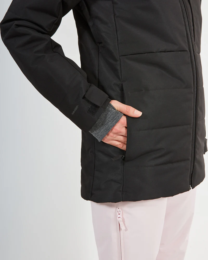 Province Womens Ski Jacket Black - Image 11