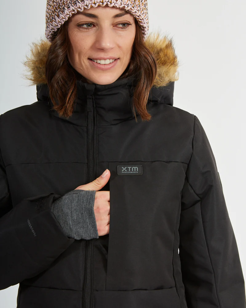 Province Womens Ski Jacket Black - Image 12