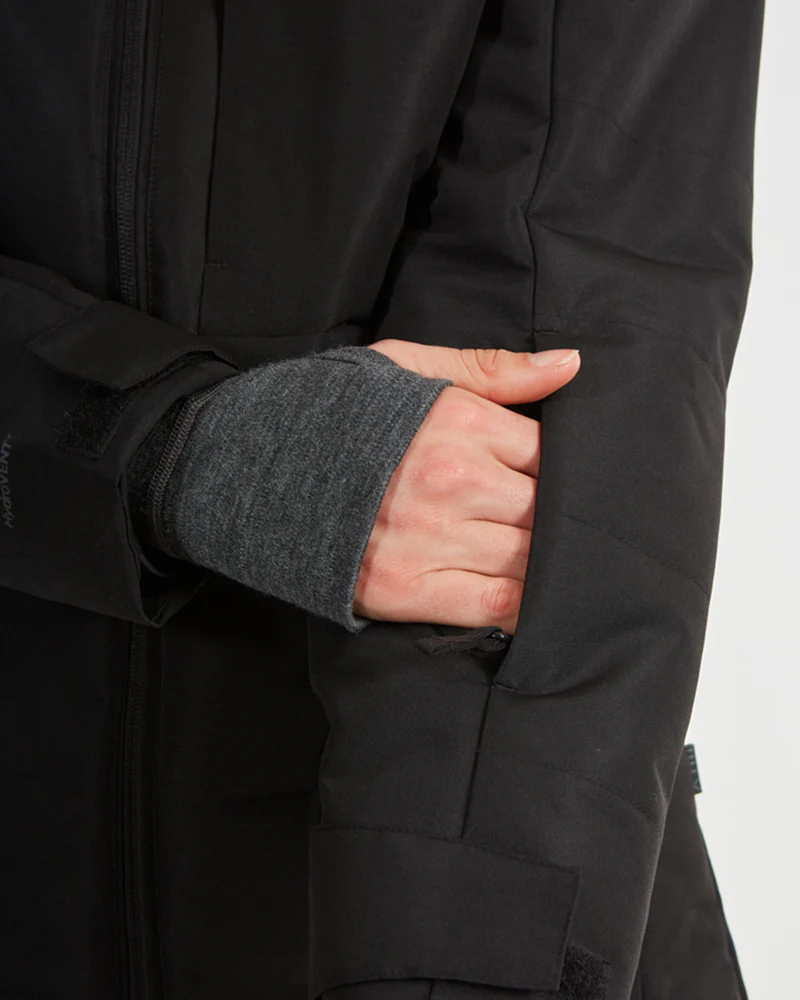 Province Womens Ski Jacket Black - Image 13