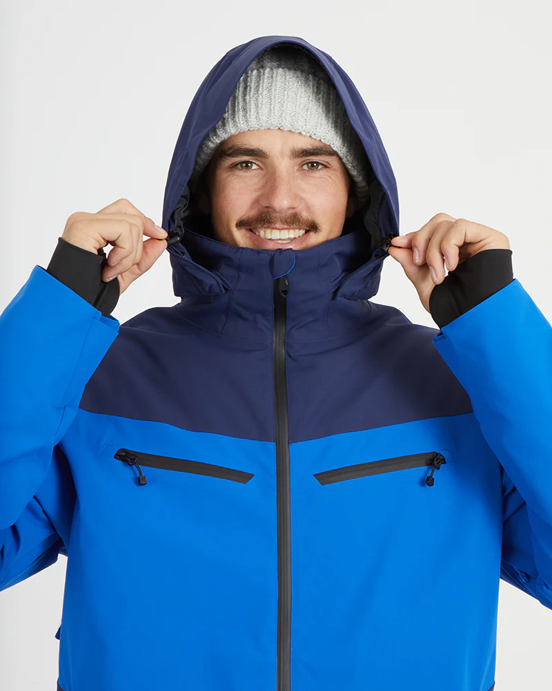 Quantum Mens Snow Jacket Marine Blue - Image 15