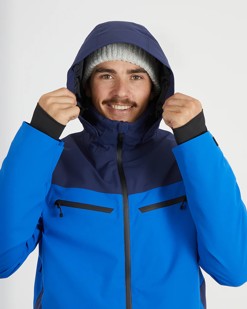 Quantum Mens Snow Jacket Marine Blue - Image 17