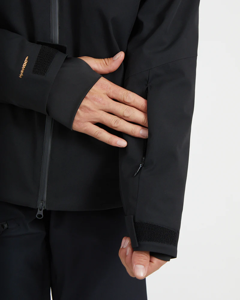 Quantum Mens Snow Jacket Black - Image 12