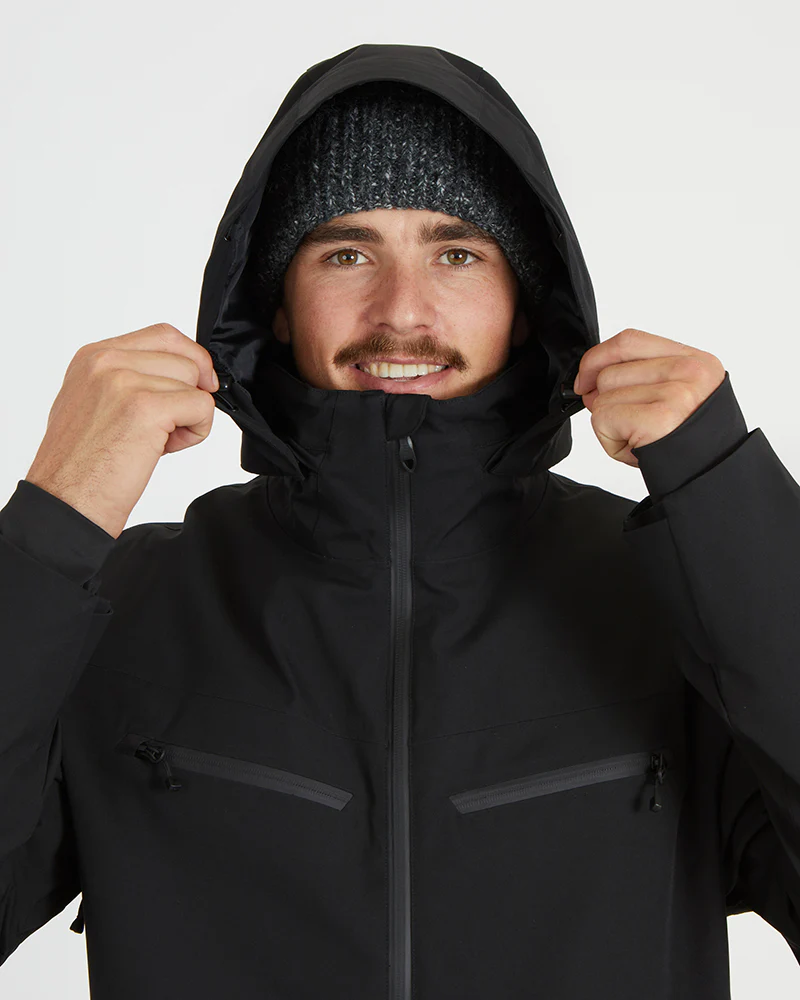 Quantum Mens Snow Jacket Black - Image 16