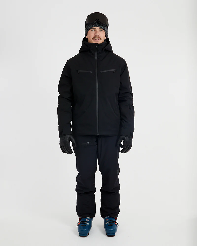 Quantum Mens Snow Jacket Black - Image 2