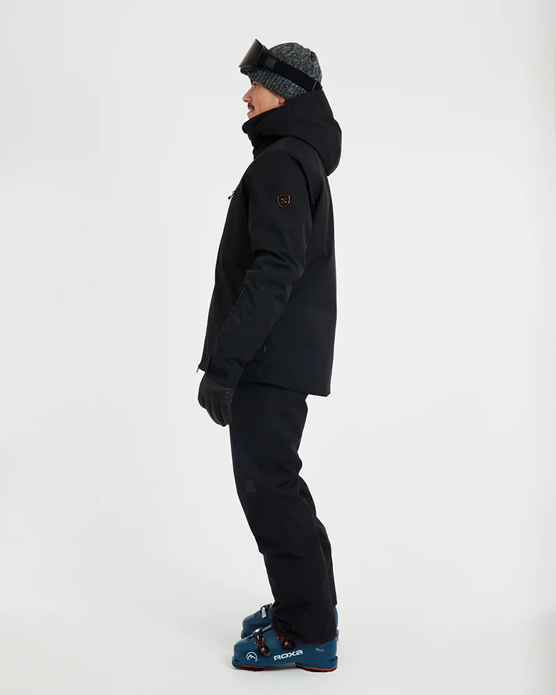 Quantum Mens Snow Jacket Black - Image 4